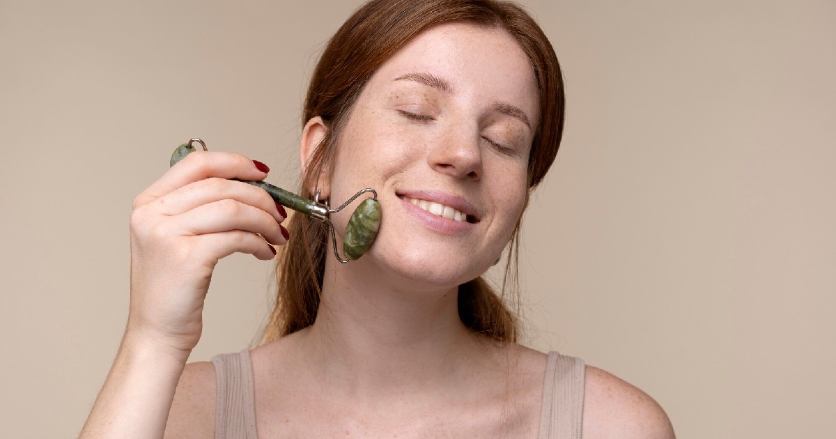 Combine facial massage tools and red light therapy for enhanced skin rejuvenation and visible results.